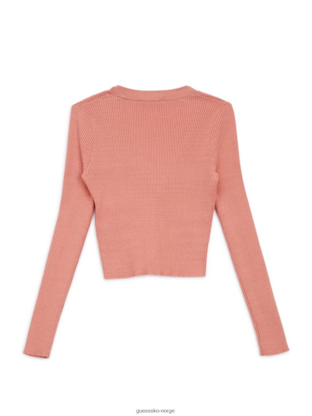 Guess øko genser cardigan (7-14) midtsommerrose midtsommerrose pike F0LJ8011321