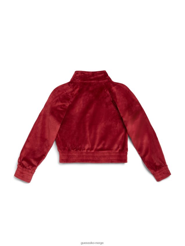 Guess øko uma velourjakke (7-14) rødbetejuice rød rødbetejuice pike F0LJ809022