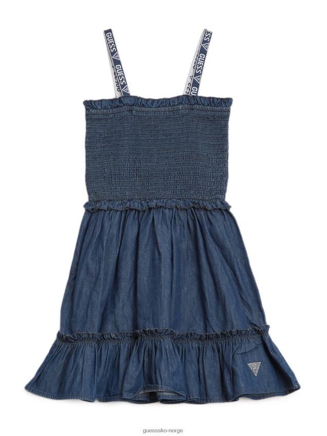 Guess mørk vask rubin denimkjole (7-14) mørk vask pike F0LJ809101