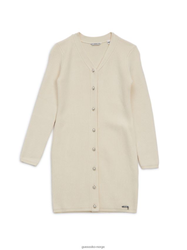 Guess mini cardigan kjole (7-14) smør iskrem smør iskrem pike F0LJ8011302