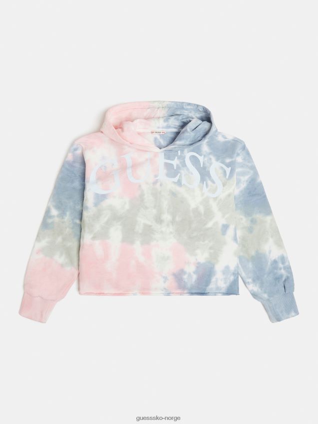 Guess multicolor pattern tye dye sweatshirt flerfarget mønster pike F0LJ801788