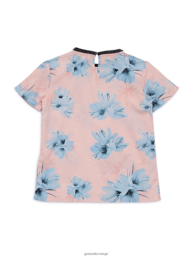 Guess pf74 rhinestone logo-t-skjorte (7-14) pf74 pike F0LJ8011568