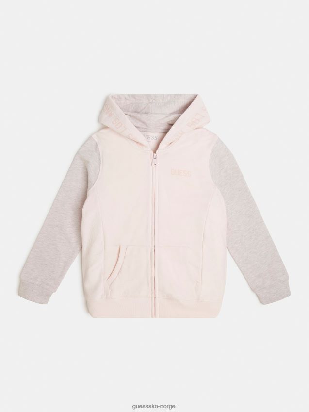 Guess rosa genser i bomullsblanding rosa pike F0LJ801826