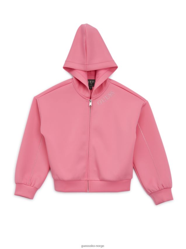 Guess scuba hettegenser med glidelås (7-16) nebula rosa nebula rosa pike F0LJ8011529