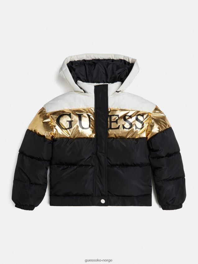 Guess svart front logo puffer svart pike F0LJ801721