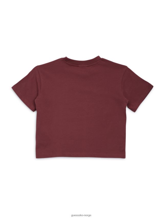 Guess vinkjeller-logo-t-skjorte (4-14) vinkjeller pike F0LJ8011540