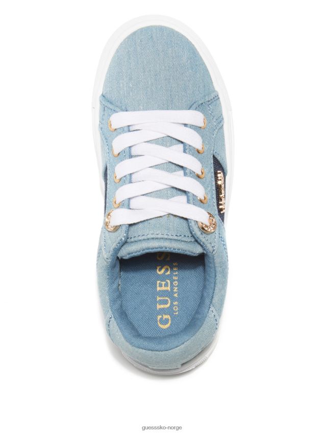 Guess denim serena joggesko med lav topp-logo denim pike F0LJ809021