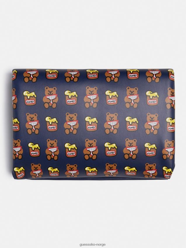 Guess blå multi nyfødt stellematte blå multi unisex F0LJ802510