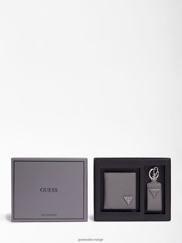 Guess grått certosa saffiano bokssett grå unisex F0LJ80589