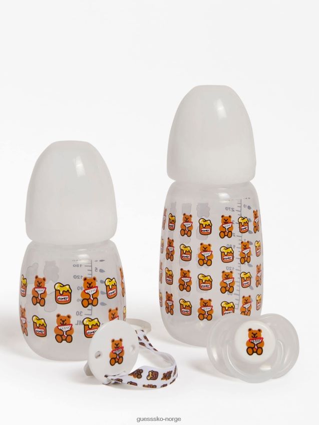 Guess hvit multi newborn tilbehørssett hvit multi unisex F0LJ802497