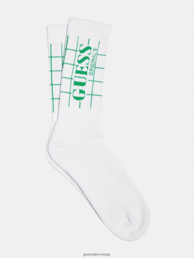 Guess logo print sokker hvit multi hvit multi unisex F0LJ801050