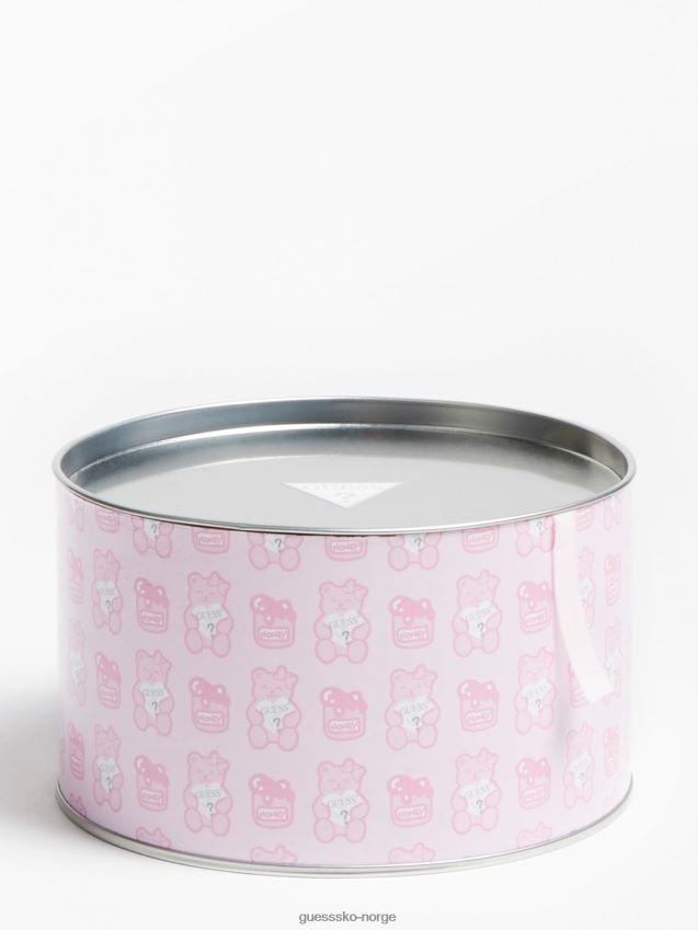 Guess rosa babyhåndkle med hele logoen rosa unisex F0LJ802508