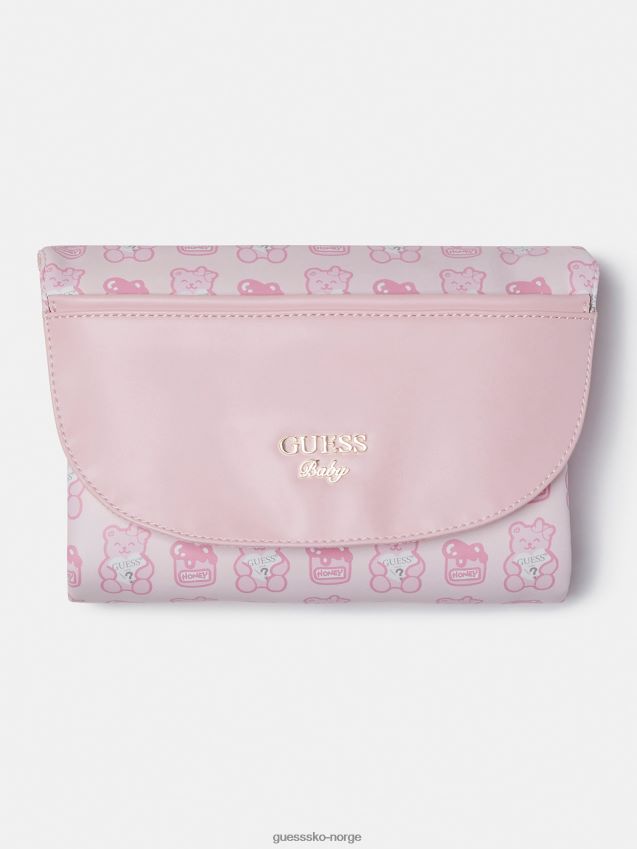 Guess rosa nyfødt stellematte rosa unisex F0LJ802519