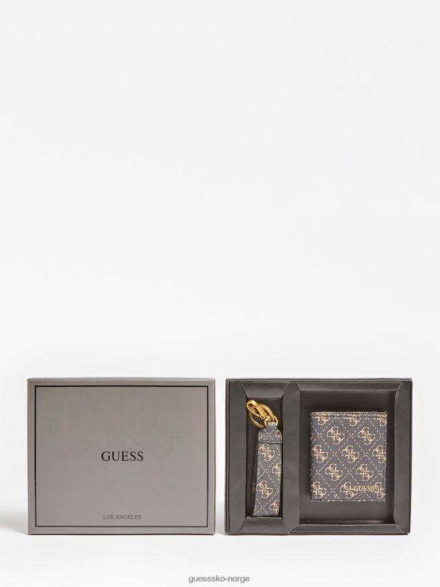 Guess vezzola 4g logoboks sett brun brun unisex F0LJ80779