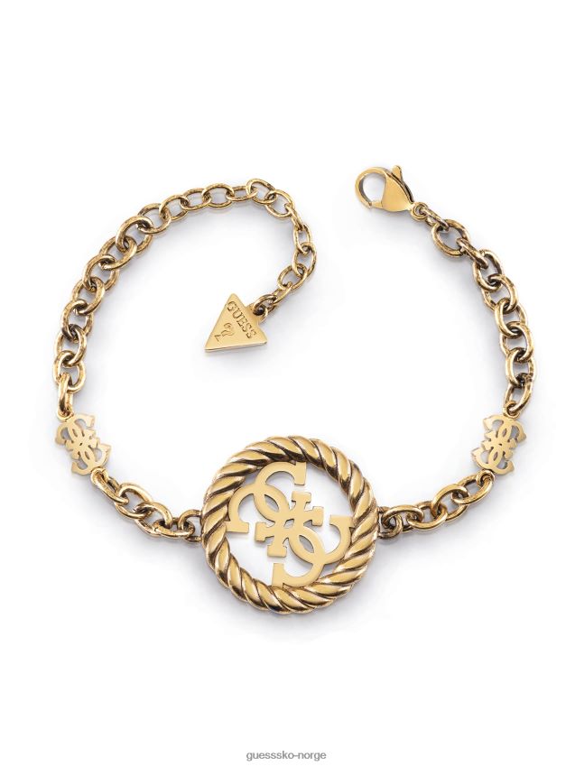 Guess 4g vintage armbånd i gull gull unisex F0LJ804056