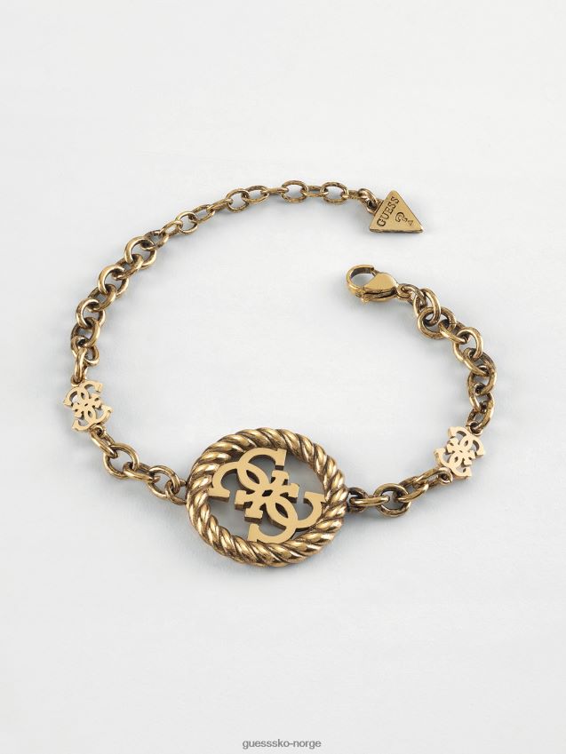 Guess 4g vintage armbånd i gull gull unisex F0LJ804056