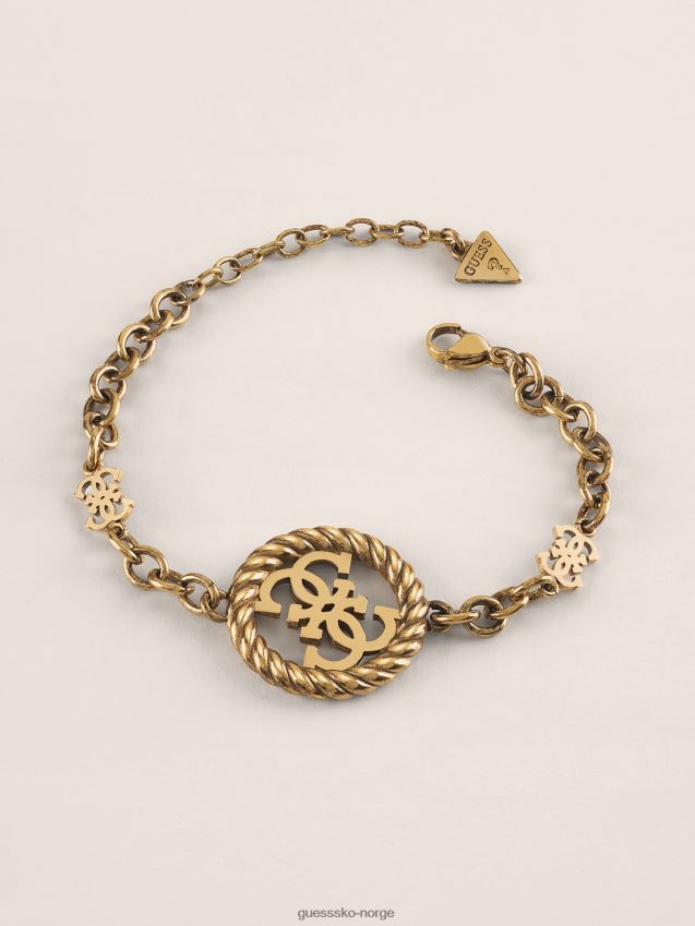 Guess 4g vintage armbånd i gull gull unisex F0LJ804056