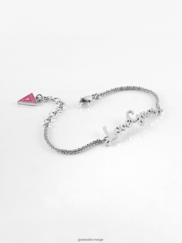 Guess drøm-og-kjærlighet-armbånd sølv sølv unisex F0LJ805658