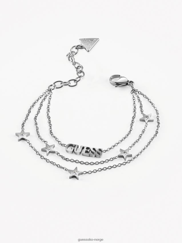 Guess en-stjerne-er-født-armbånd sølv sølv unisex F0LJ804337