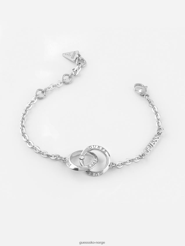 Guess forever links armbånd sølv sølv unisex F0LJ804343