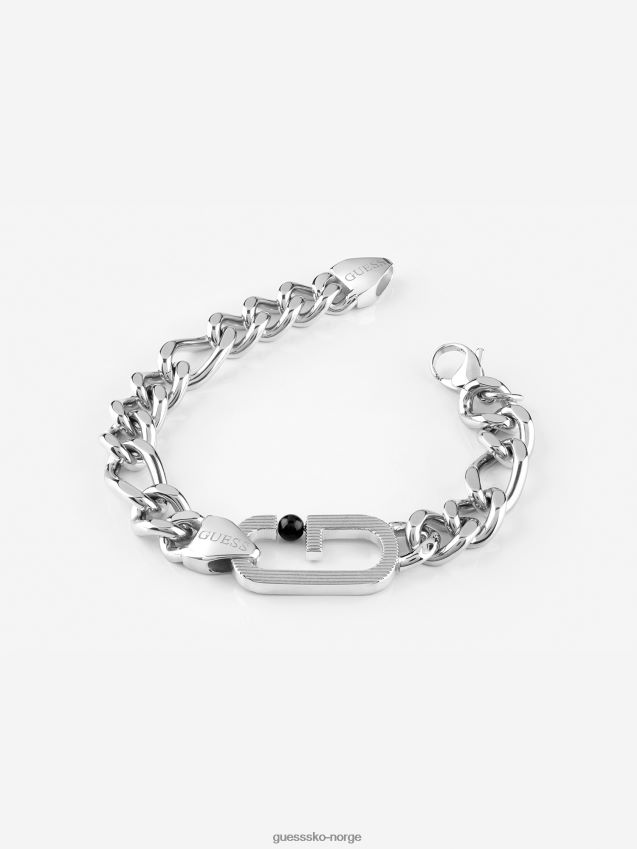 Guess g-stripes-armbånd sølv sølv unisex F0LJ801092