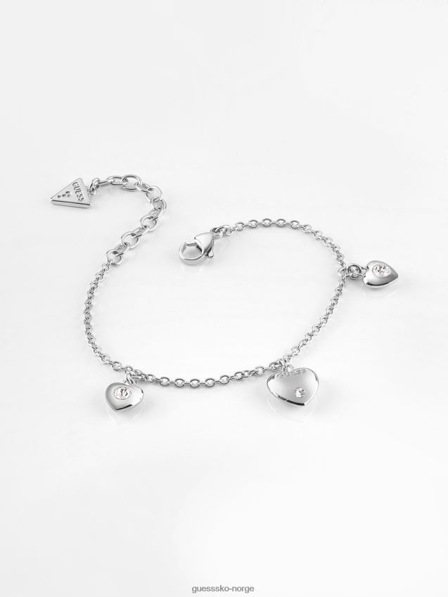 Guess gjetting-er-for-elskere-armbånd sølv unisex F0LJ804017