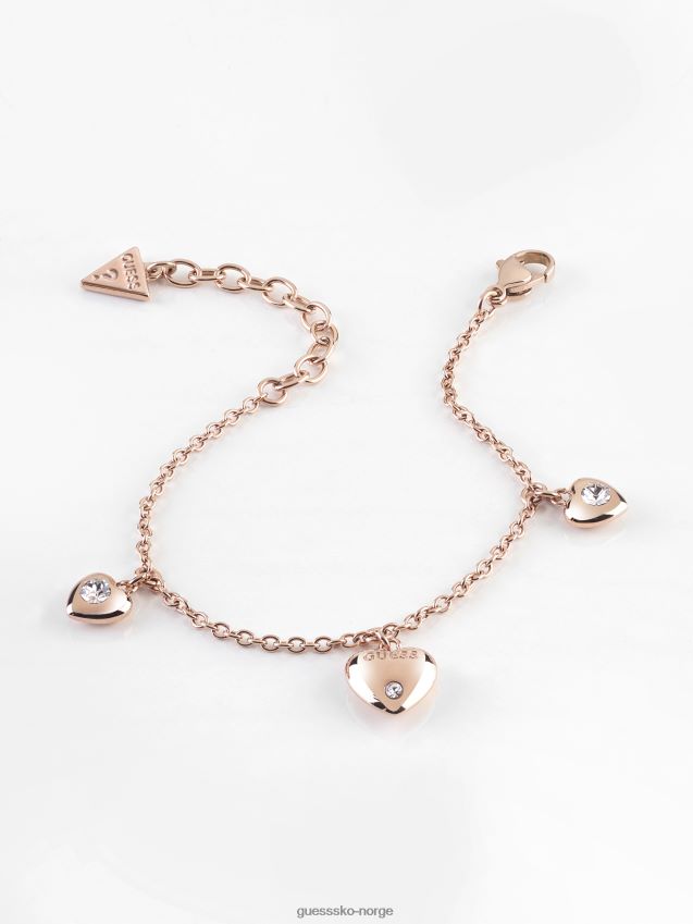 Guess guess-is-for-lovers-armbånd i rosa gull Rose gull unisex F0LJ804043