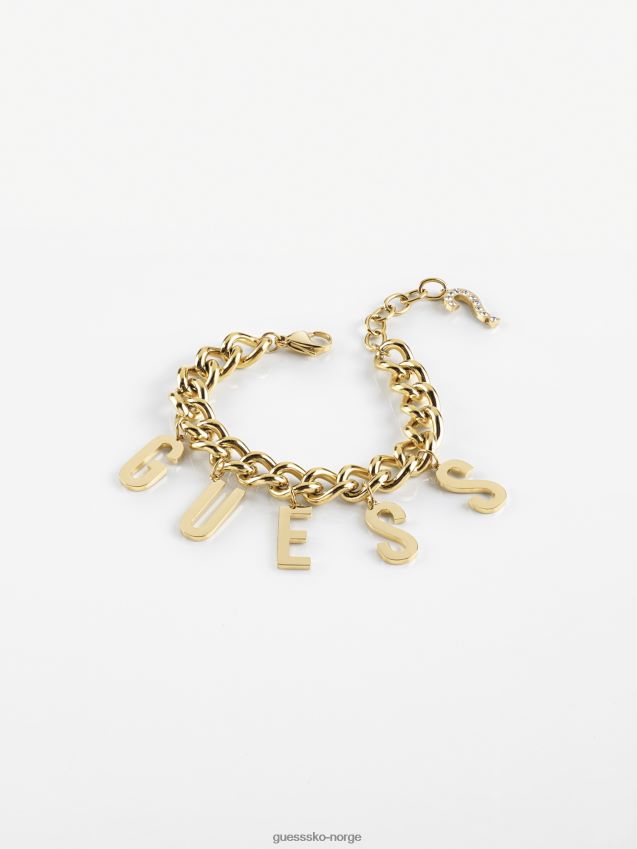 Guess gull los angeles armbånd gull unisex F0LJ805653