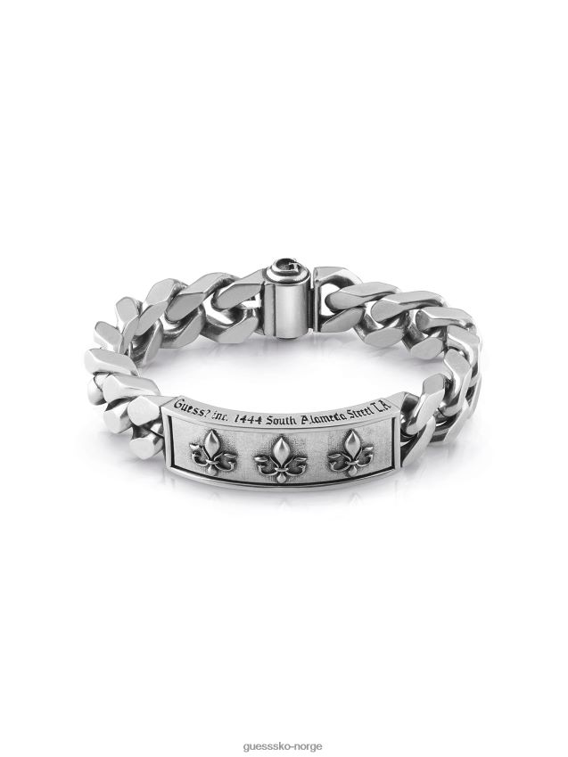 Guess knight flower' armbånd sølv sølv unisex F0LJ801026