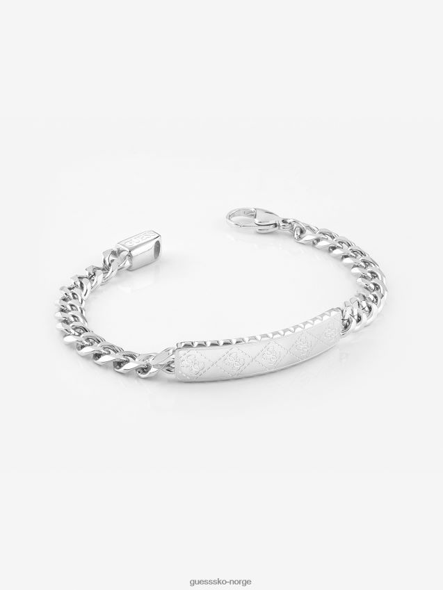 Guess logg inn-gjett-armbånd sølv sølv unisex F0LJ801608