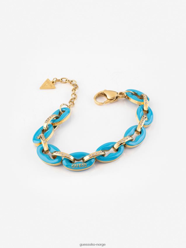 Guess lyseblå poplinks armbånd lyse blå unisex F0LJ806765