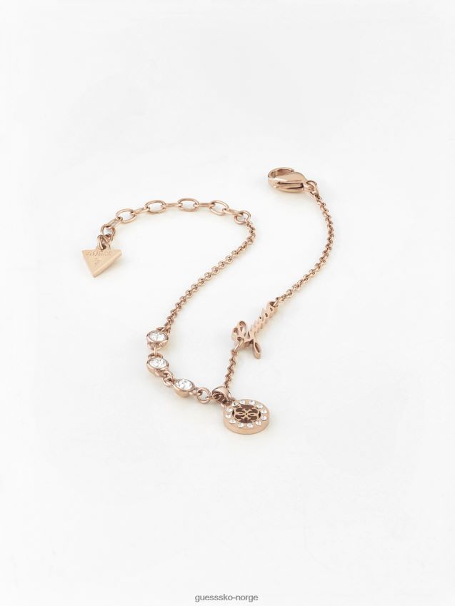Guess miniatyr armbånd Rose gull unisex F0LJ804372