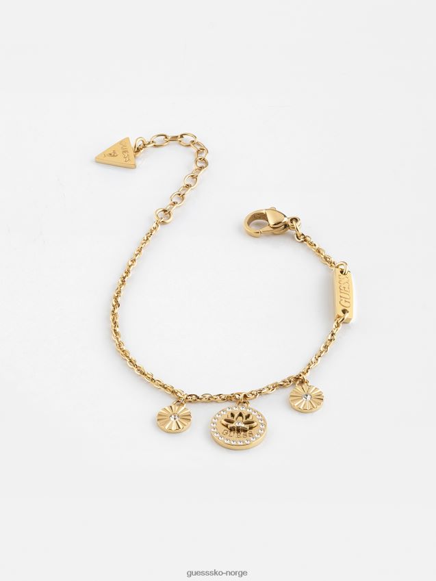 Guess multi gull lotus armbånd multi gull unisex F0LJ804101