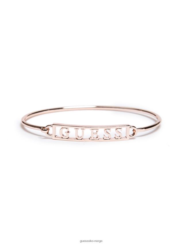 Guess rosa gull-tone logo armring sølv sølv unisex F0LJ807804