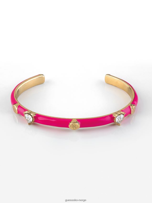Guess rosa neonlys armbånd rosa unisex F0LJ806115