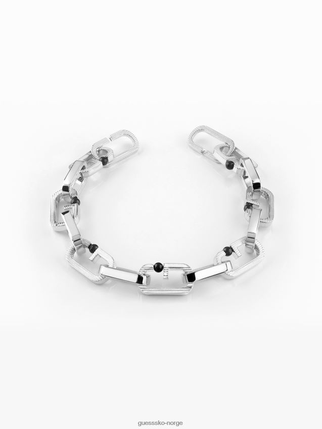 Guess sølv g-stripes-armbånd sølv unisex F0LJ801120