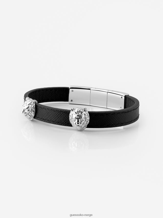 Guess sølv løvenes konge armbånd sølv unisex F0LJ801589