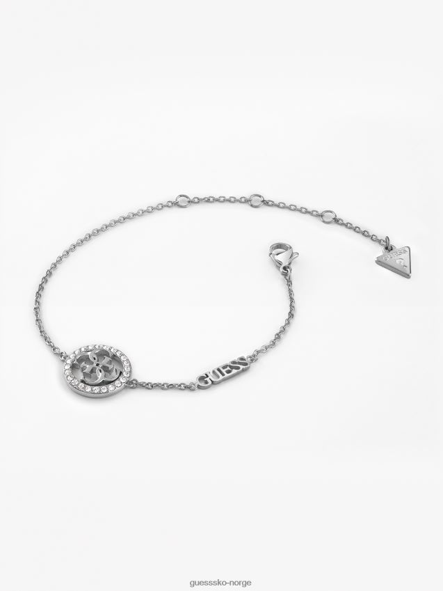 Guess sølv liv-i-4g-armbånd sølv unisex F0LJ804359