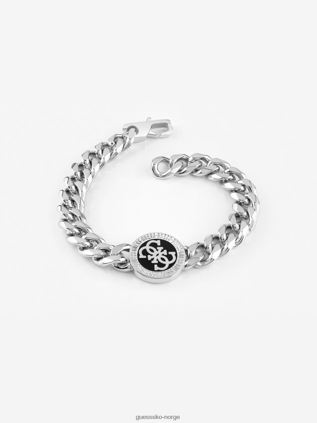 Guess svart 4g-ikon-armbånd svart unisex F0LJ80598