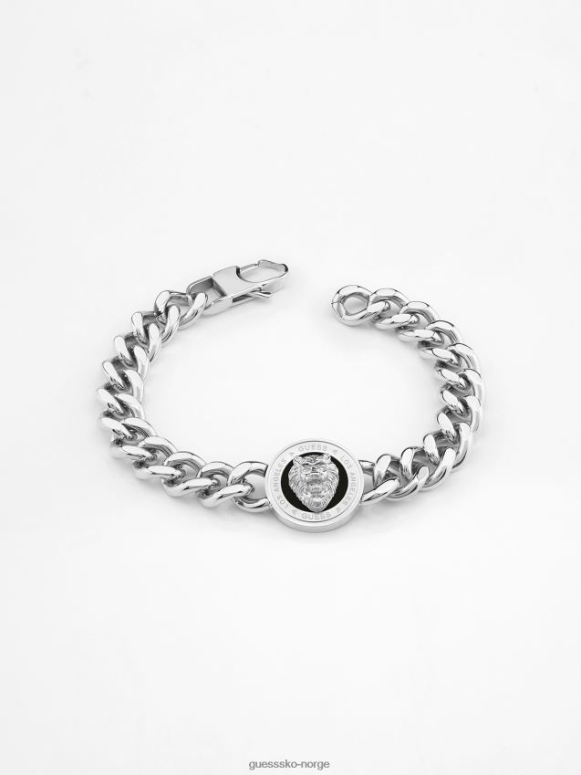 Guess svart løvenes konge armbånd svart unisex F0LJ801577
