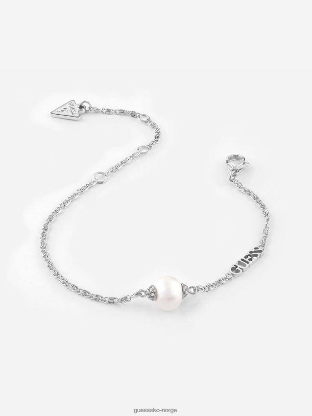 Guess undervanns-kjærlighet-armbånd sølv sølv unisex F0LJ804528