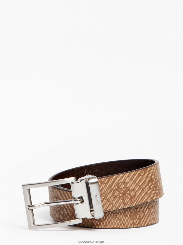 Guess beige vezzola 4g logobelte beige unisex F0LJ80687