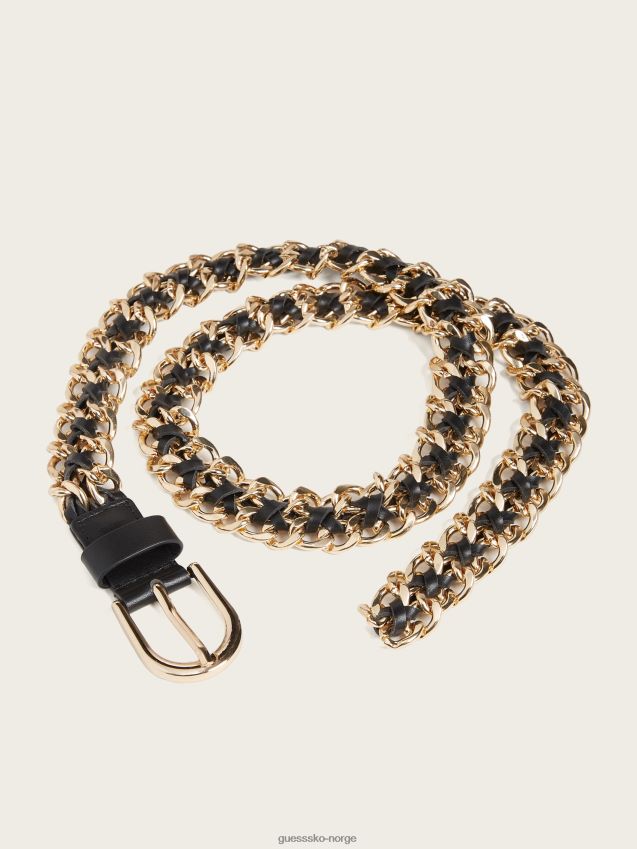 Guess blandet kjedefanebelte svart svart unisex F0LJ8010221