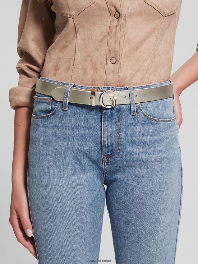 Guess gull/cognac vera g belte gull/konjakk unisex F0LJ8010053