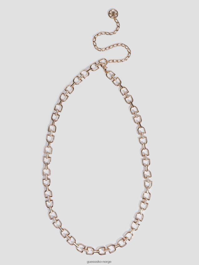 Guess gull gianna gullfarget kjedebelte gull unisex F0LJ8010207
