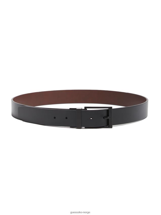 Guess liam vendbart belte svart og brunt svart og brunt unisex F0LJ8011047