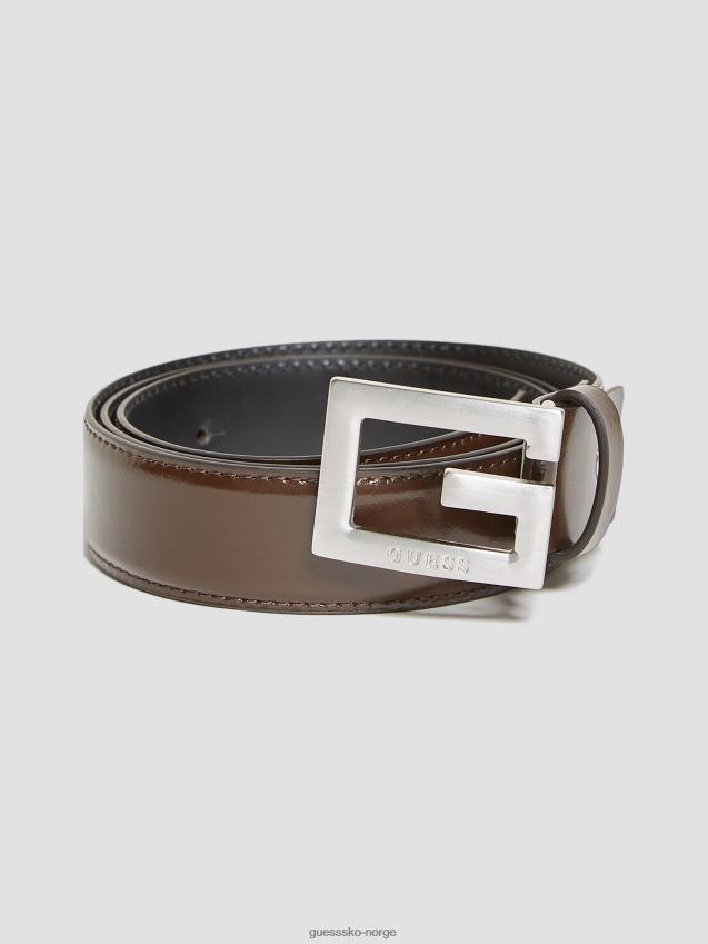 Guess mørk blekemiddel luca square g belte mørk blekemiddel unisex F0LJ8010860