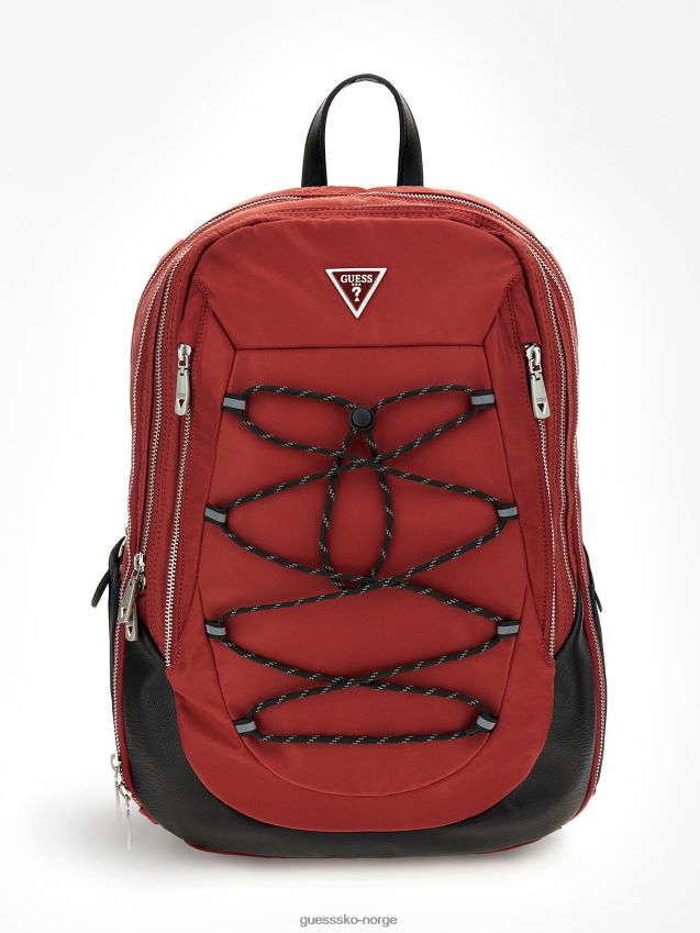 Guess oransje certosa nylon ryggsekk oransje unisex F0LJ801639