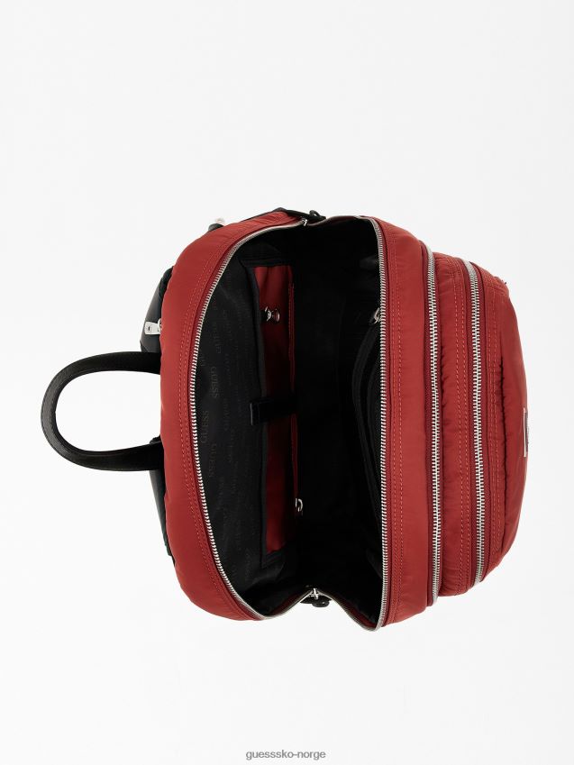 Guess oransje certosa nylon ryggsekk oransje unisex F0LJ801639