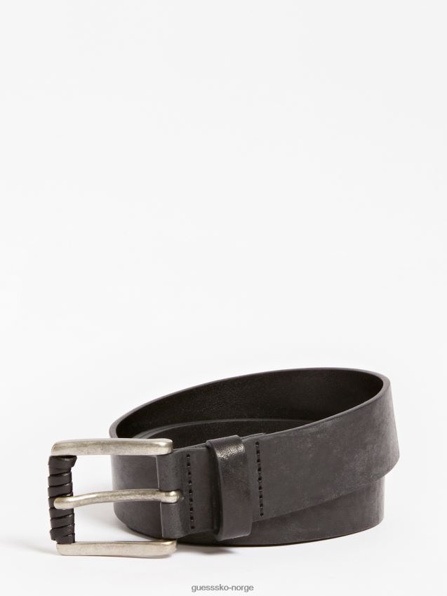 Guess skinnbelte svart svart unisex F0LJ801529